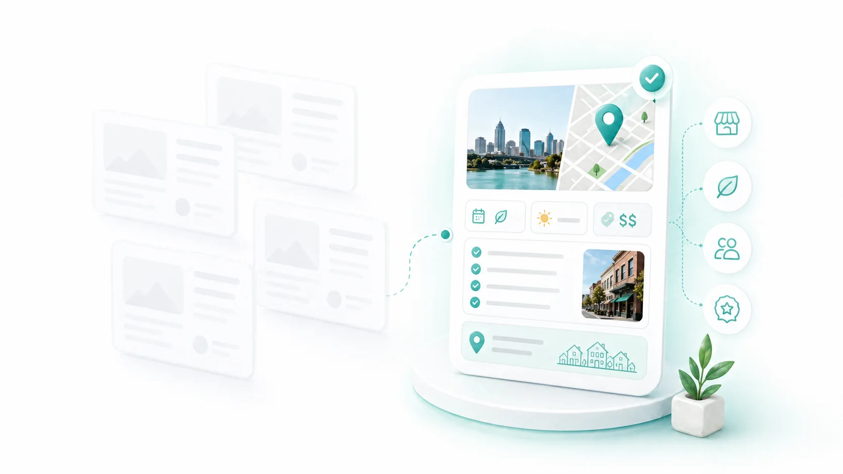 Local content strategy for franchise locations