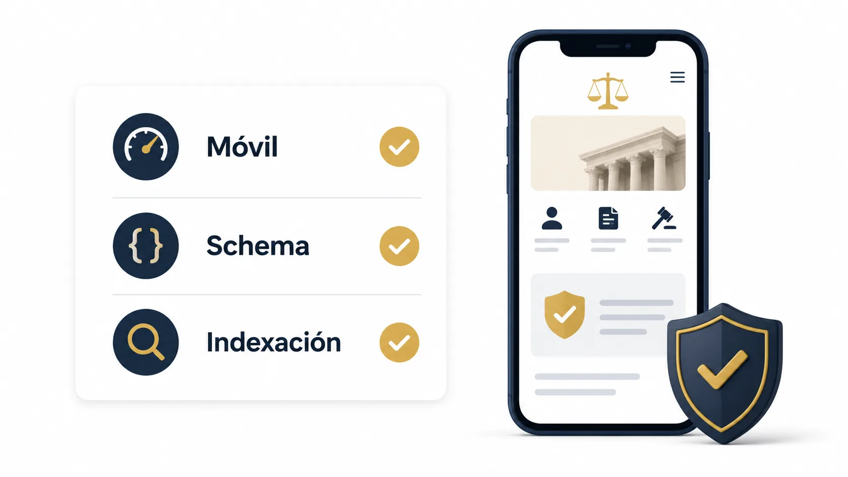 Credibilidad técnica que Google comprueba en sitios web legales