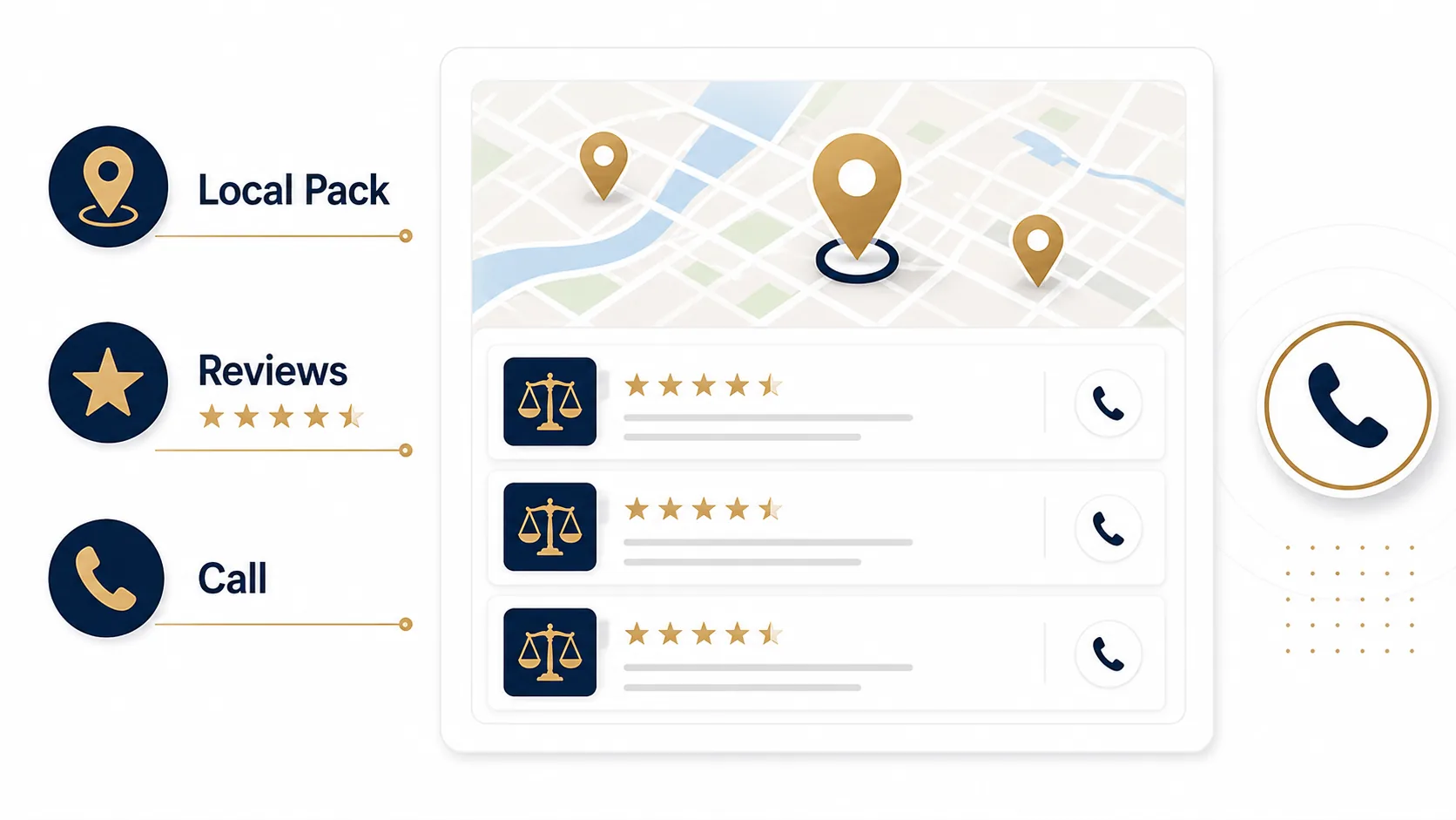 Local SEO for law firms and visibility in the Google Local Pack