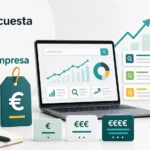 Ilustración sobre el coste del SEO para pequeñas empresas en 2026 con analíticas, presupuesto y crecimiento orgánico.