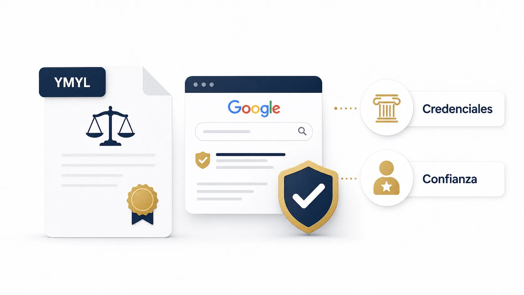 Por qué el sector legal es diferente en SEO por confianza y criterios YMYL
