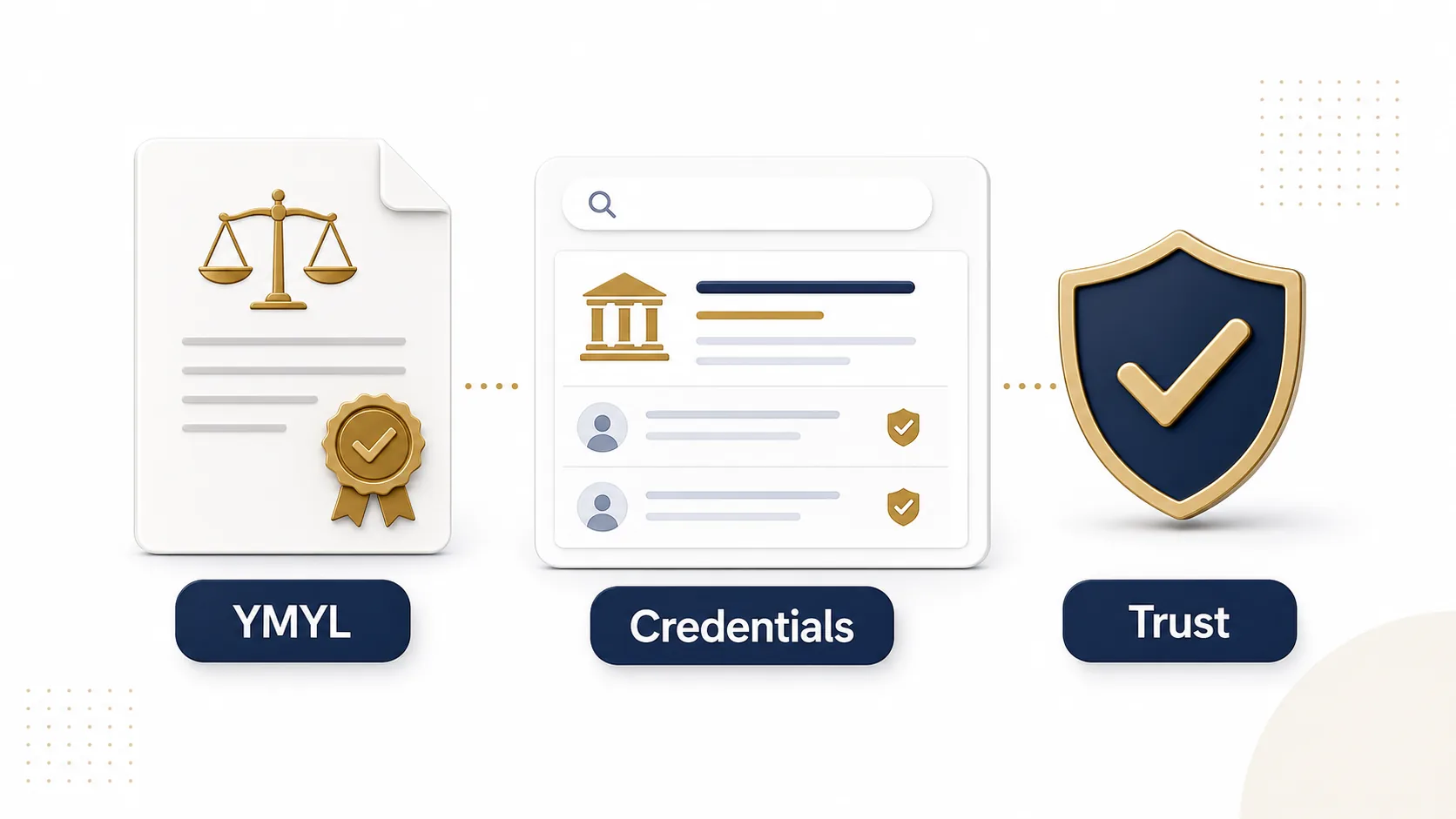 Why the legal sector is different for SEO because of trust and YMYL standards