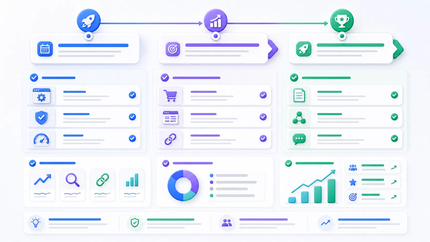Plan SEO de 90 días para SaaS pequeños antes de publicar cien artículos